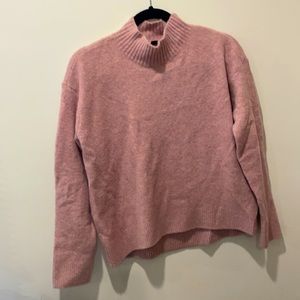 Soft mock neck sweater